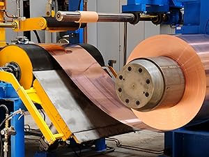 Copper Sheet Roll Formed