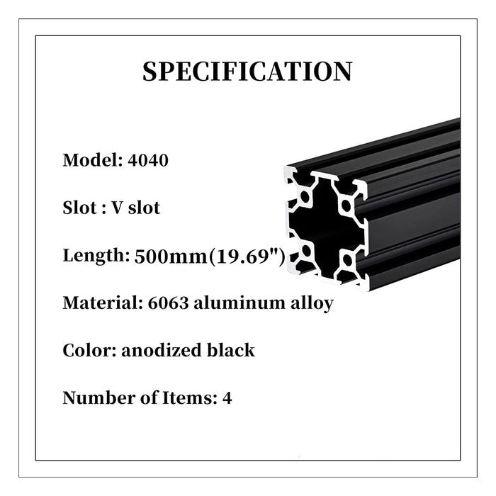 4040 aluminum extrusion profile