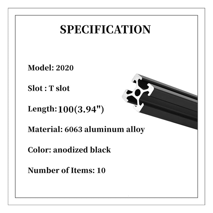 t slot 2020 aluminum extrusion