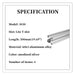 500mm 3030 Anodized Silver Lite Aluminum Extrusion
