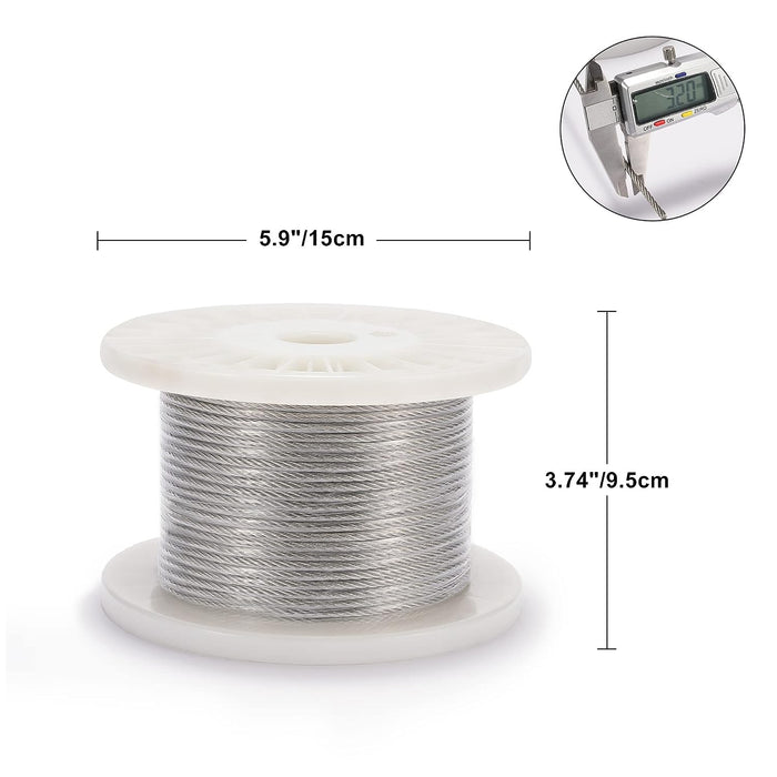 3 16 stainless steel cable