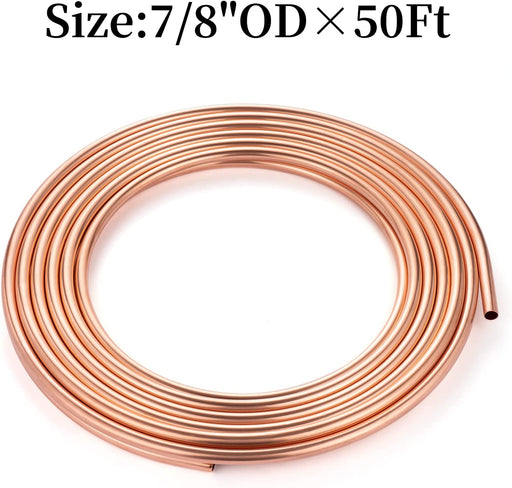 7 8 copper tubing 50 ft
