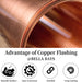4 inch copper flashing