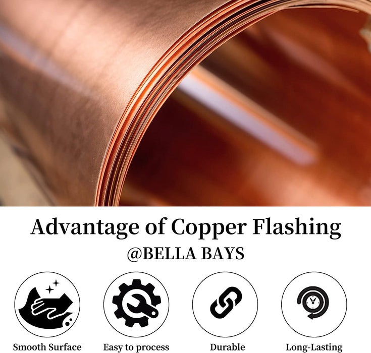 10 copper flashing