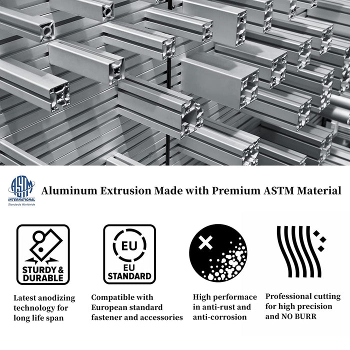 t-slot 2020 aluminium extrusion profiles